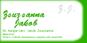 zsuzsanna jakob business card